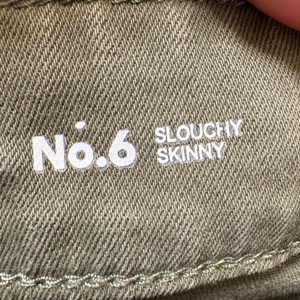DL1961 Women Olive Green Slouchy Skinny Pants Size 24 (Typical Size 00) - Picture 8 of 12